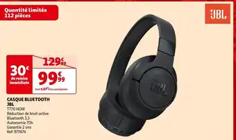 Auchan Jbl casque bluetooth offre