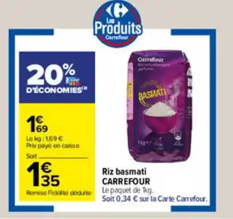 Carrefour Market Riz Basmati Carrefour offre