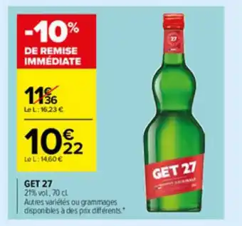 Carrefour Market Get 27 offre