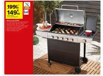 Carrefour Market Barbecue Gaz Gz5100 offre