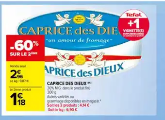Carrefour Market Caprice Des Dieux offre