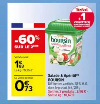 Carrefour Market Salade & Apéritif Boursin offre