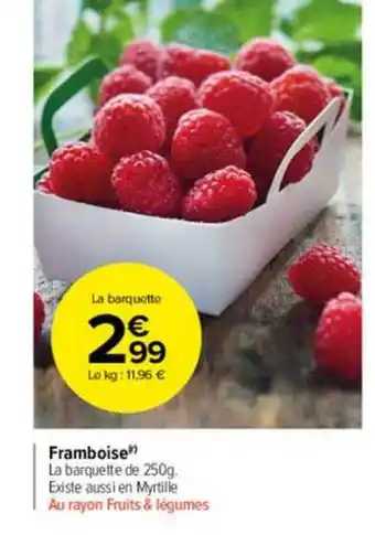Carrefour Market Framboise offre