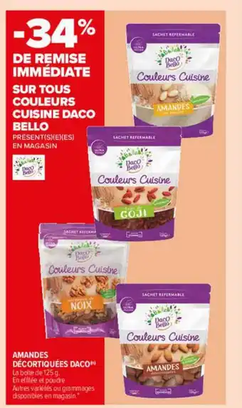 Carrefour Market Couleurs Cuisine Daco Bello offre