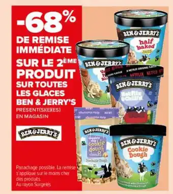 Carrefour Market Glaces Ben & Jerry's offre