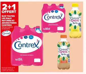 Carrefour Market Eaux Natures Et Aromatisées Contrex offre