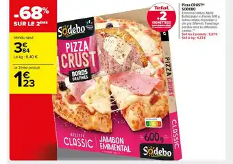 Carrefour Market Pizza Crust Sodebo offre