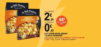 E.Leclerc PLAT CUISINÉ MICRO-ONDABLE "LA BELLE CHAURIENNE" offre