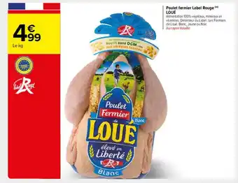 Carrefour Market Poulet Fermier Label Rouge Loué offre