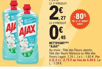 E.Leclerc NETTOYANT AJAX offre