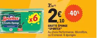 E.Leclerc GRATTE ÉPONGE "SPONTEX" offre