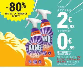 E.Leclerc NETTOYANT CILLIT BANG offre