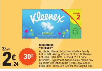 E.Leclerc MOUCHOIRS KLEENEX offre