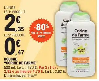 E.Leclerc DOUCHE CORINE DE FARME offre