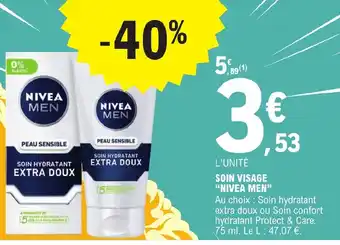 E.Leclerc SOIN VISAGE NIVEA MEN offre