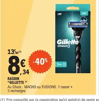 E.Leclerc RASOIR GILLETTE offre