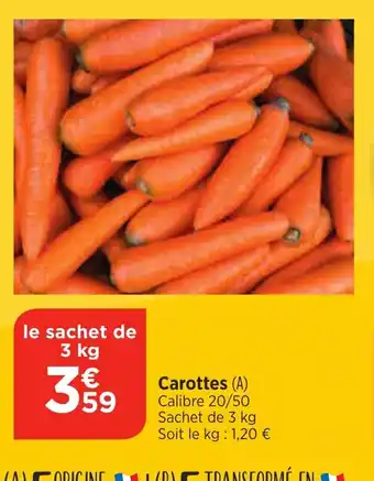Bi1 Carottes offre