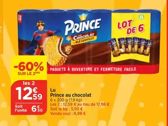 Bi1 Lu Prince au chocolat offre