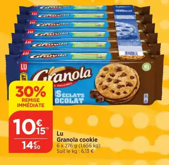 Bi1 Lu Granola cookie offre