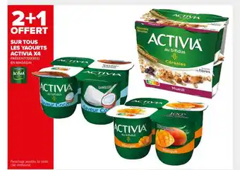 Carrefour Market Yaourts Activia X4 offre