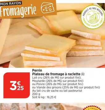 Bi1 Plateau de fromage à raclette offre