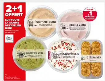 Carrefour Market La Gamme De L'atelier Blini offre