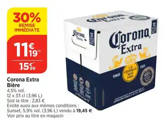 Bi1 Corona Extra Bière offre