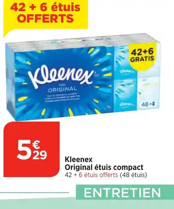 Bi1 Kleenex Original étuis compact offre