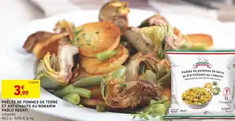 Intermarché POÊLÉE DE POMMES DE TERRE ET ARTICHAUTS AU ROMARIN PAOLO REGATI offre