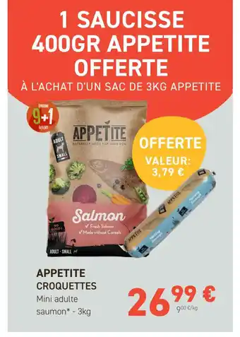 Tom&Co APPETITE CROQUETTES offre