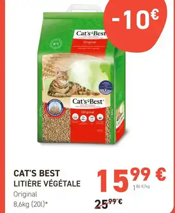 CAT'S BEST LITIÈRE VÉGÉTALE