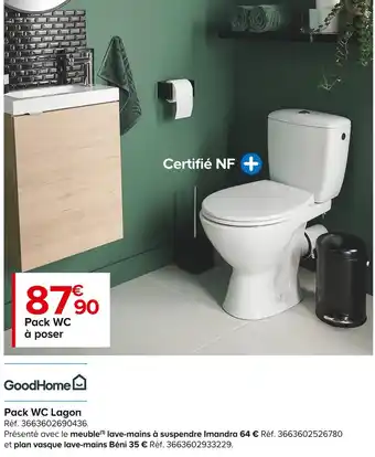Castorama Goodhome pack wc lagon offre