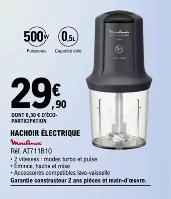 HACHOIR ÉLECTRIQUE