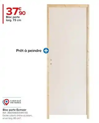 Castorama Bloc porte exmoor offre