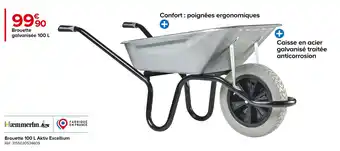 Castorama Haemmerlin brouette 100 l aktiv excellium offre