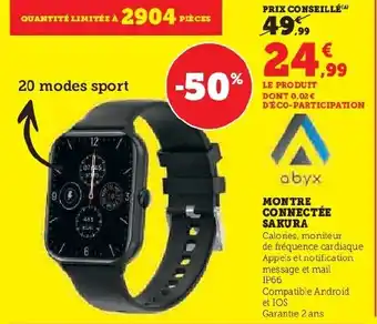 MONTRE CONNECTÉE SAKURA