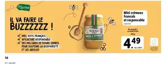 Lidl Miel Crémeux Français Et Responsable offre