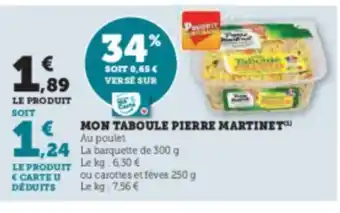 MON TABOULE PIERRE MARTINET