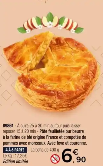 Thiriet GALETTE DES ROIS aux pommes offre