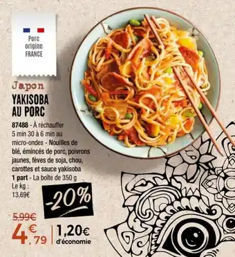 Thiriet YAKISOBA AU PORC offre