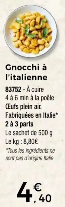 Thiriet Gnocchi à l'italienne offre