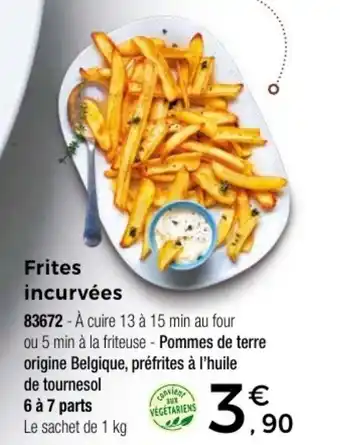 Thiriet Frites incurvées offre