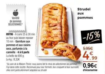 Thiriet Strudel aux pommes offre