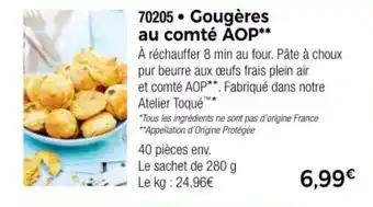 Thiriet Gougères au comté AOP** offre