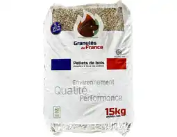 Brico Dépôt Granulés de bois pour poêle ou chaudière - sac de 15 kg offre