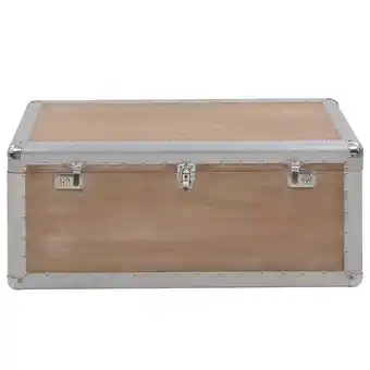 Bricorama Boîte de rangement bois de sapin massif 91x52x40 cm marron - brun - armoires et meubles de rangement - coffres de rangement - offre