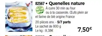 Thiriet Quenelles nature offre