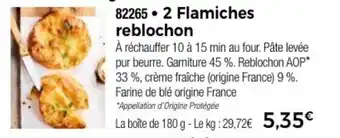Thiriet 2 Flamiches reblochon offre