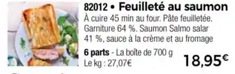 Thiriet Feuilleté au saumon offre