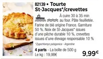 Thiriet Tourte St-Jacques*/crevettes offre
